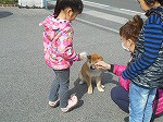 お子さんもししちゃんも頑張ってます！